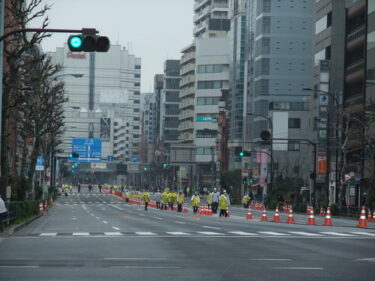 東京マラソン２０１５でボランティア活動