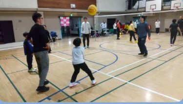 大人のためのスポーツ　　　　　　　　『ソフトバレー』柳田小学校